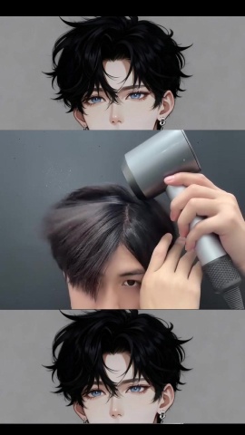 男性頭髮吹整雕塑技巧